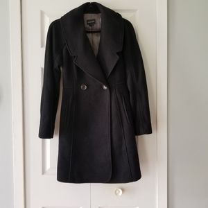 🧥CLUB MONACO BLACK  WOOL  DRESS COAT